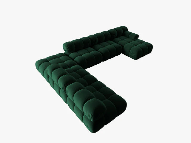 Modulares Sofa Bellis 376x282cm, Material: Samt