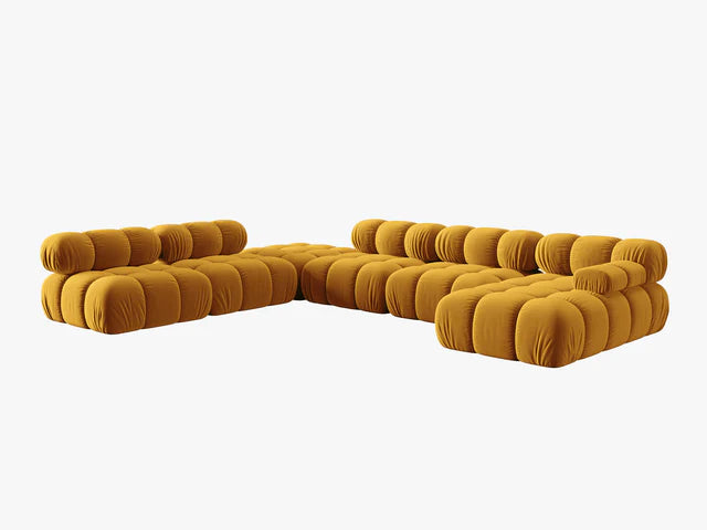 Modulares Sofa Bellis 376x282cm, Material: Samt