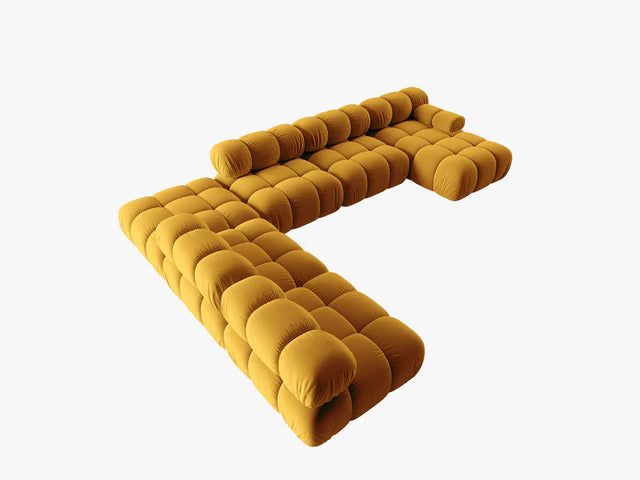 Modulares Sofa Bellis 376x282cm, Material: Samt