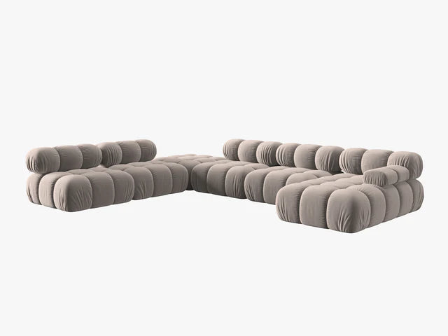 Modulares Sofa Bellis 376x282cm, Material: Samt
