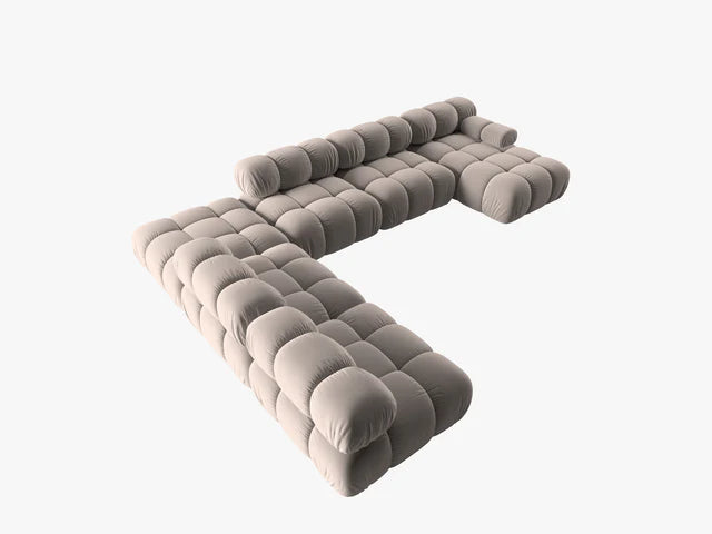 Modulares Sofa Bellis 376x282cm, Material: Samt