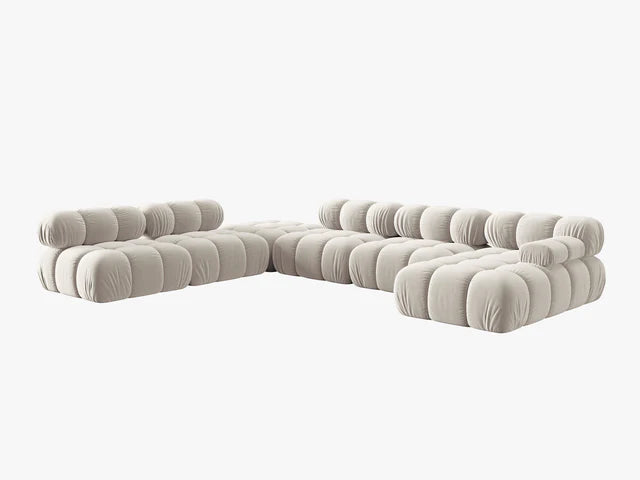 Modulares Sofa Bellis 376x282cm, Material: Samt