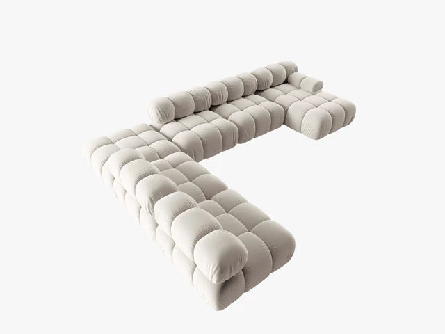 Modulares Sofa Bellis 376x282cm, Material: Samt