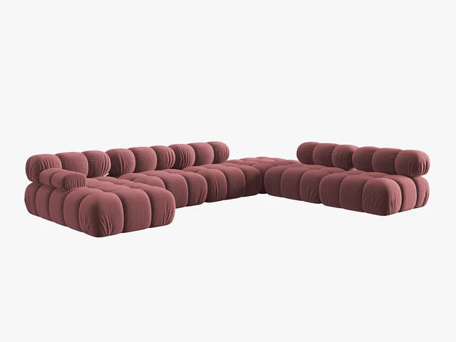 Modulares Sofa Bellis 376x282cm, Material: Samt