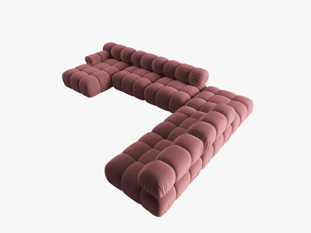 Modulares Sofa Bellis 376x282cm, Material: Samt