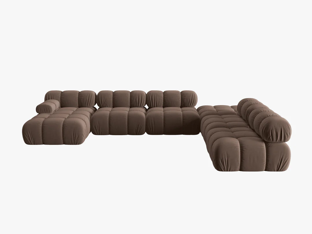Modulares Sofa Bellis 376x282cm, Material: Samt