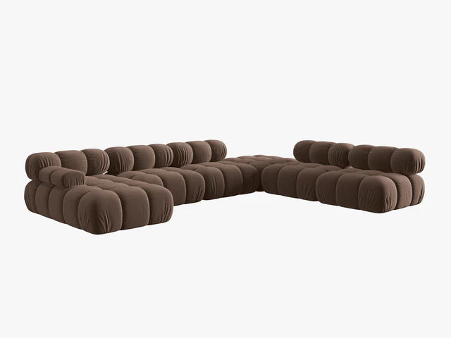 Modulares Sofa Bellis 376x282cm, Material: Samt