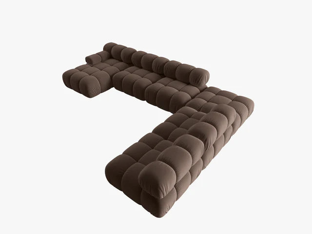 Modulares Sofa Bellis 376x282cm, Material: Samt