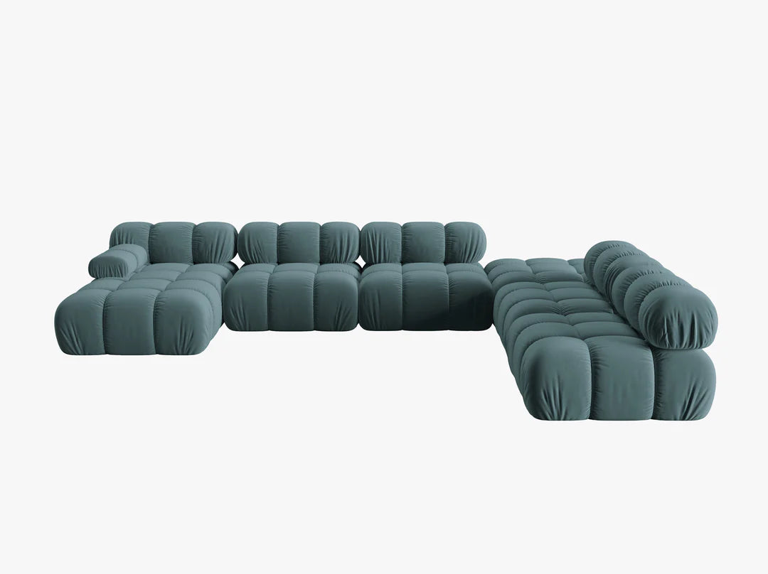 Modulares Sofa Bellis 376x282cm, Material: Samt