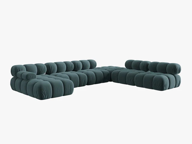 Modulares Sofa Bellis 376x282cm, Material: Samt