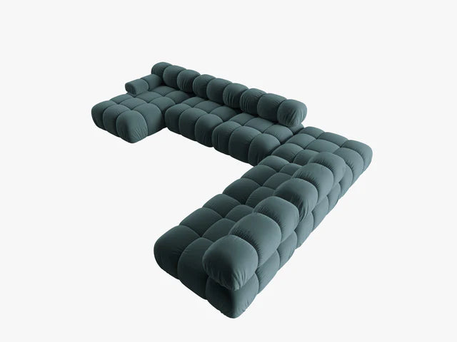 Modulares Sofa Bellis 376x282cm, Material: Samt