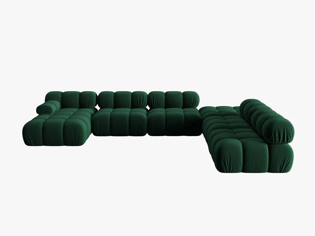 Modulares Sofa Bellis 376x282cm, Material: Samt