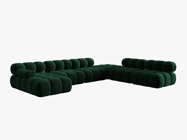 Modulares Sofa Bellis 376x282cm, Material: Samt