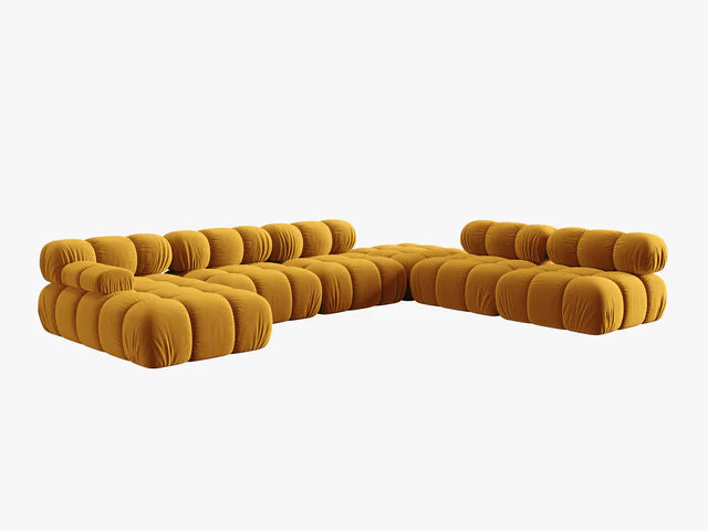 Modulares Sofa Bellis 376x282cm, Material: Samt