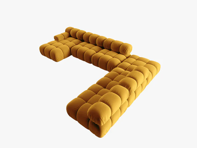 Modulares Sofa Bellis 376x282cm, Material: Samt