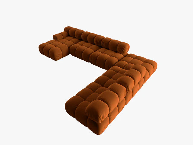 Modulares Sofa Bellis 376x282cm, Material: Samt