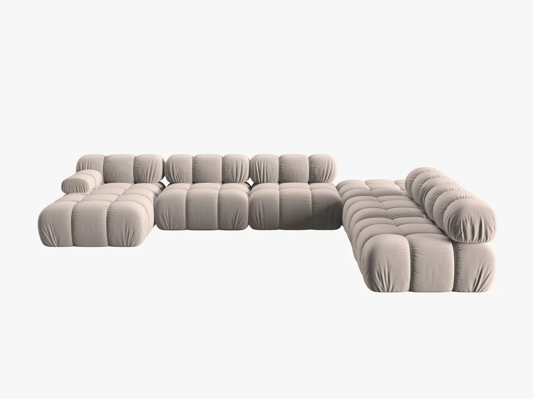 Modulares Sofa Bellis 376x282cm, Material: Samt