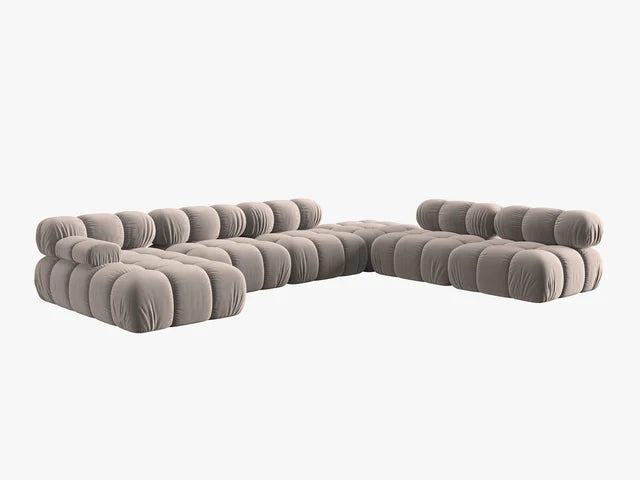 Modulares Sofa Bellis 376x282cm, Material: Samt