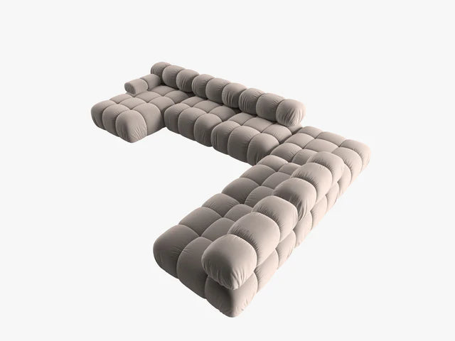 Modulares Sofa Bellis 376x282cm, Material: Samt