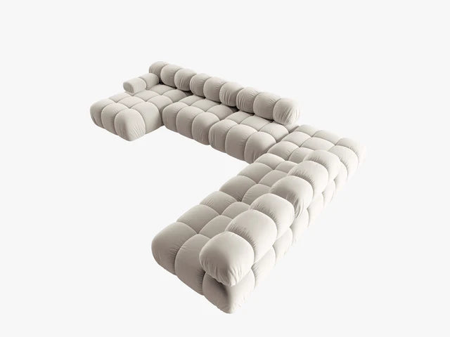 Modulares Sofa Bellis 376x282cm, Material: Samt