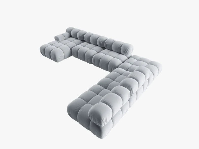 Modulares Sofa Bellis 376x282cm, Material: Samt