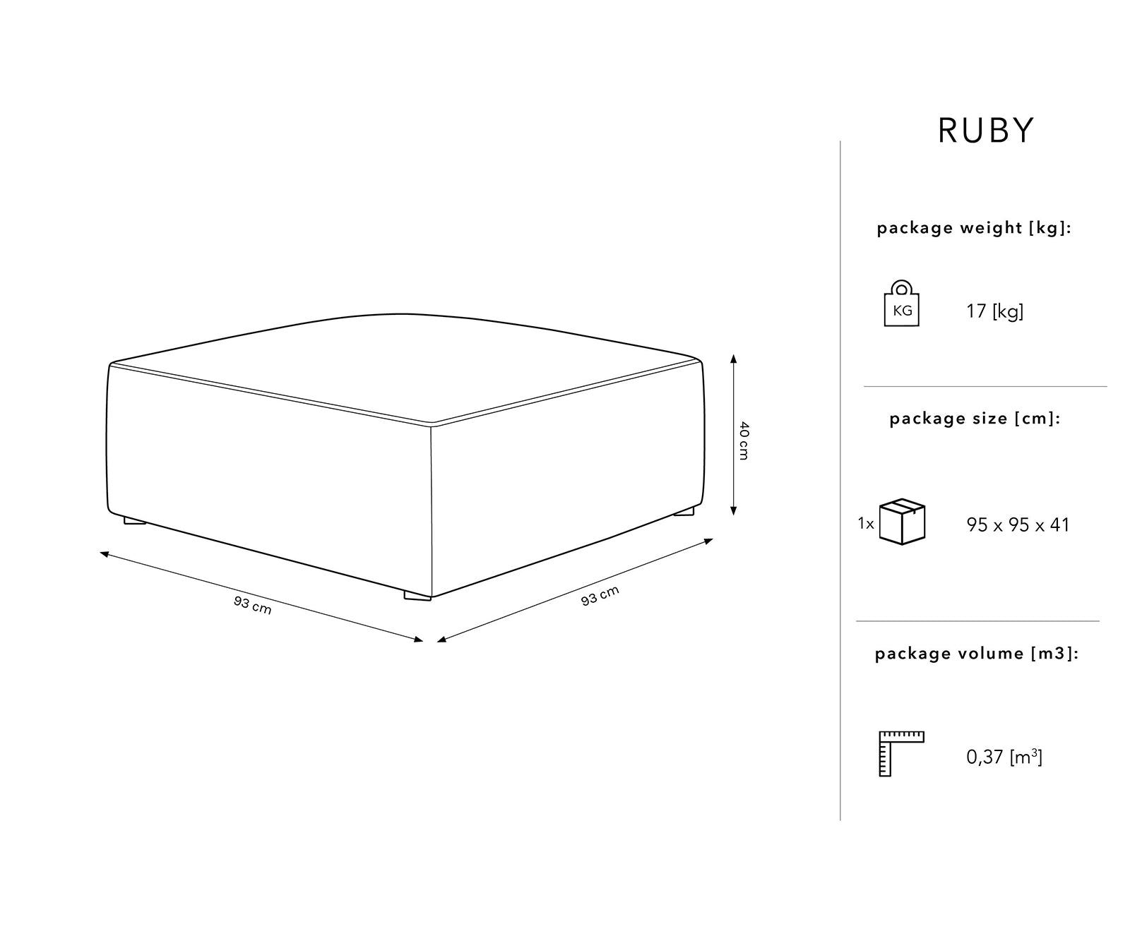 Ruby Hocker, 93x93cm, Material: Cord