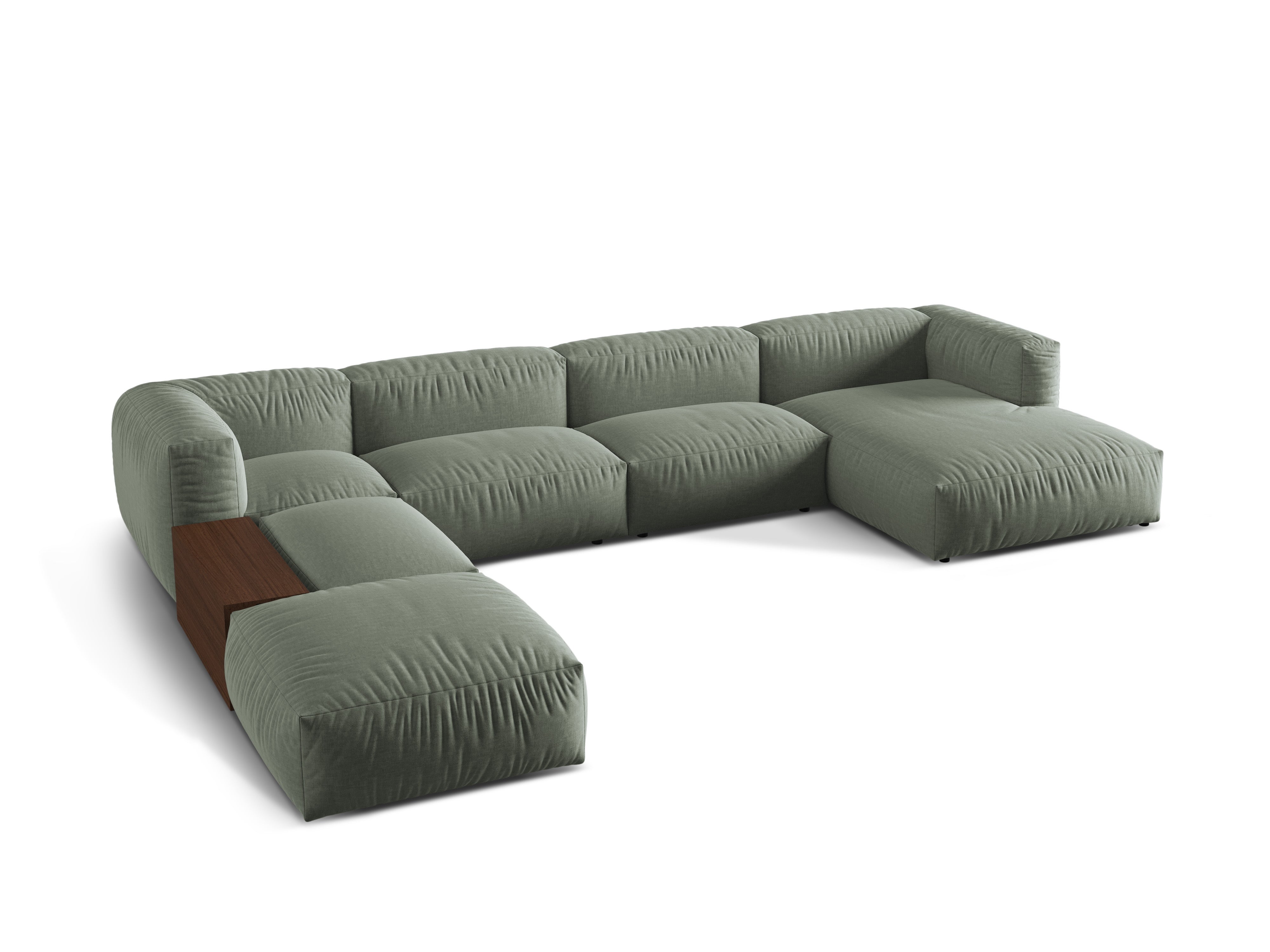 Sofa Martina, 406x280cm, Material: Strukturstoff