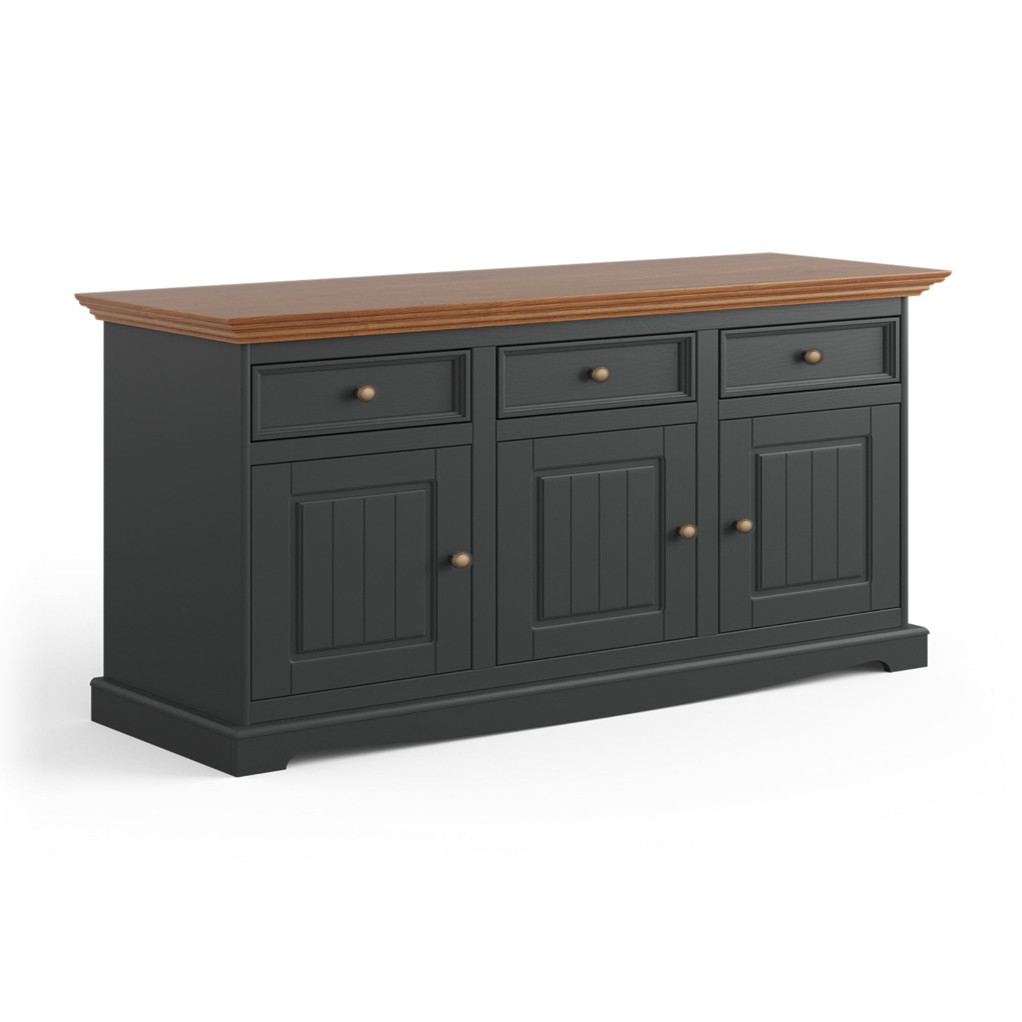 Kommode Belluno 130,3x44,2 cm, Material: Massiv-Kiefernholz
