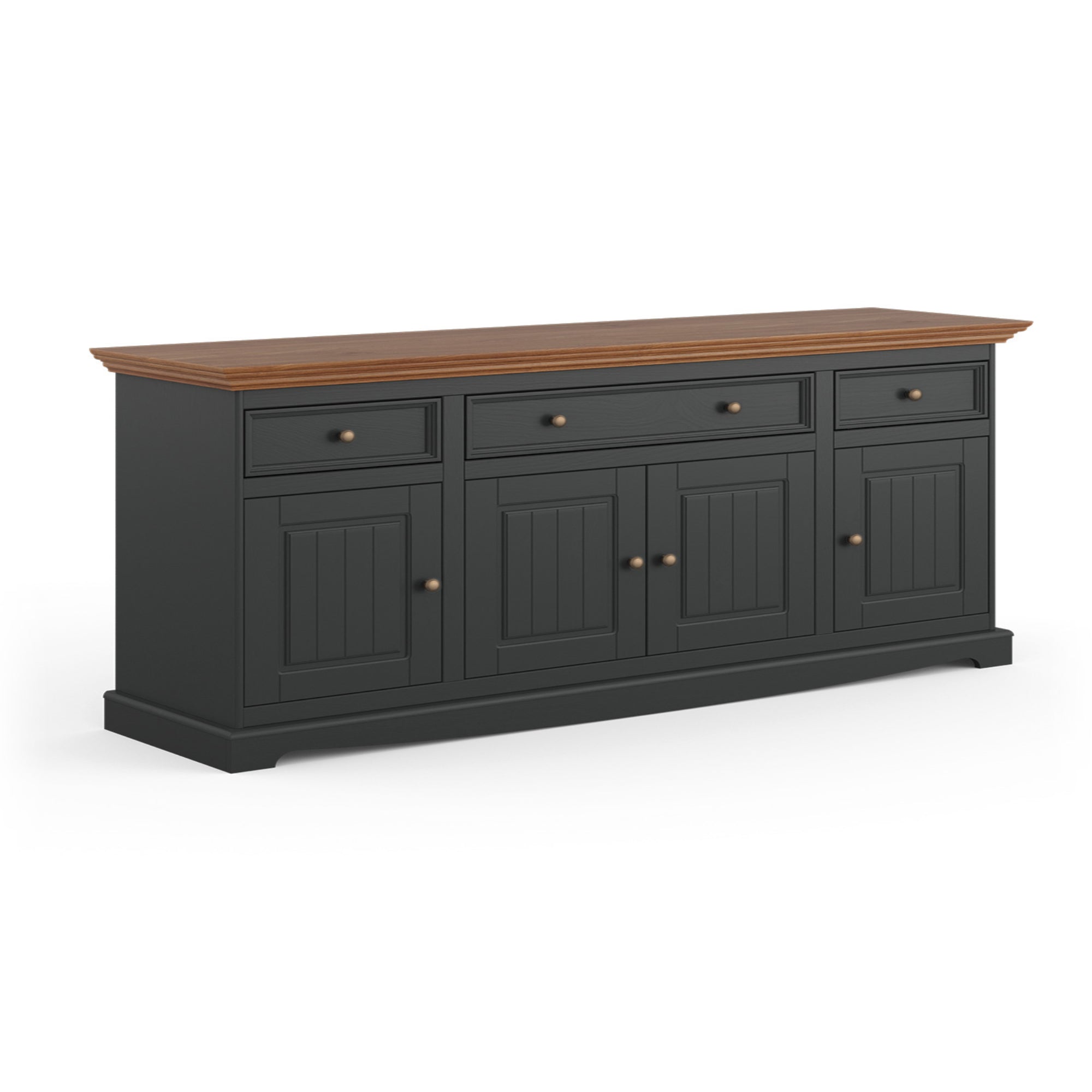 Kommode Belluno 167x44,2 cm, Material: Massiv-Kiefernholz