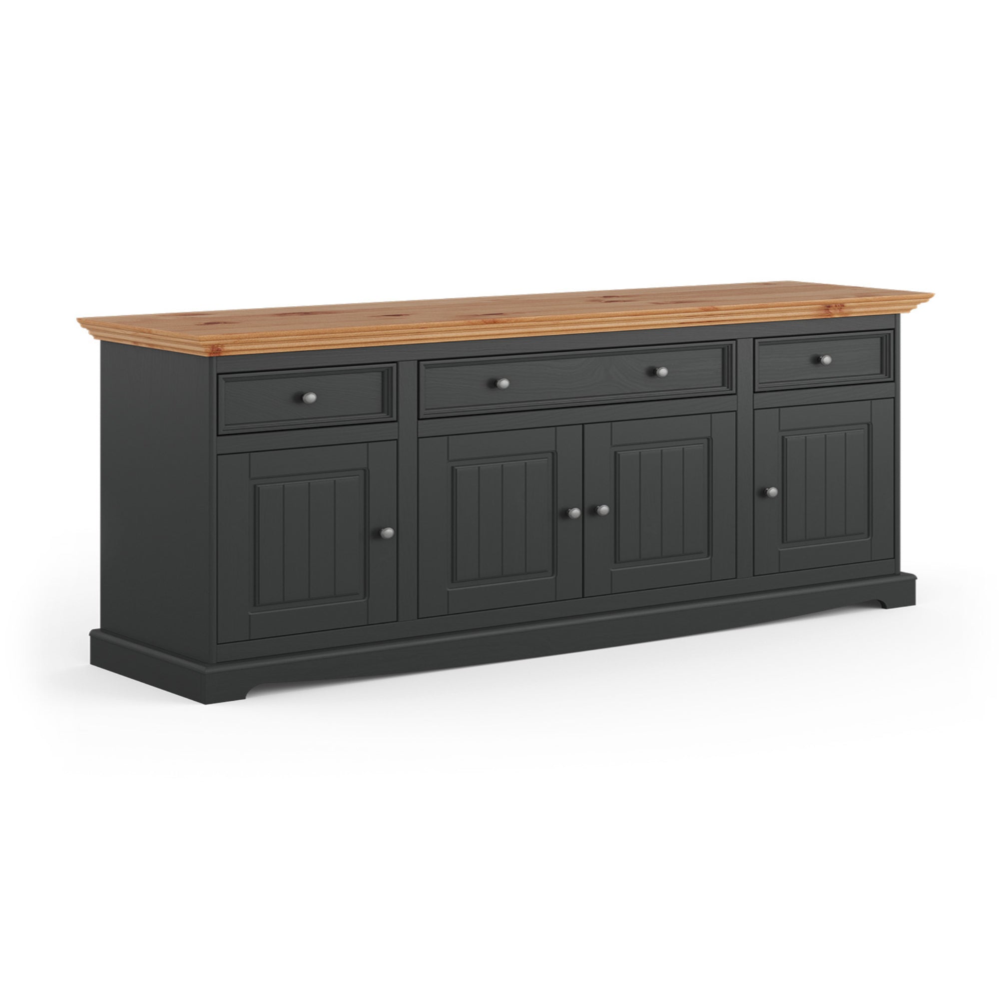 Kommode Belluno 167x44,2 cm, Material: Massiv-Kiefernholz