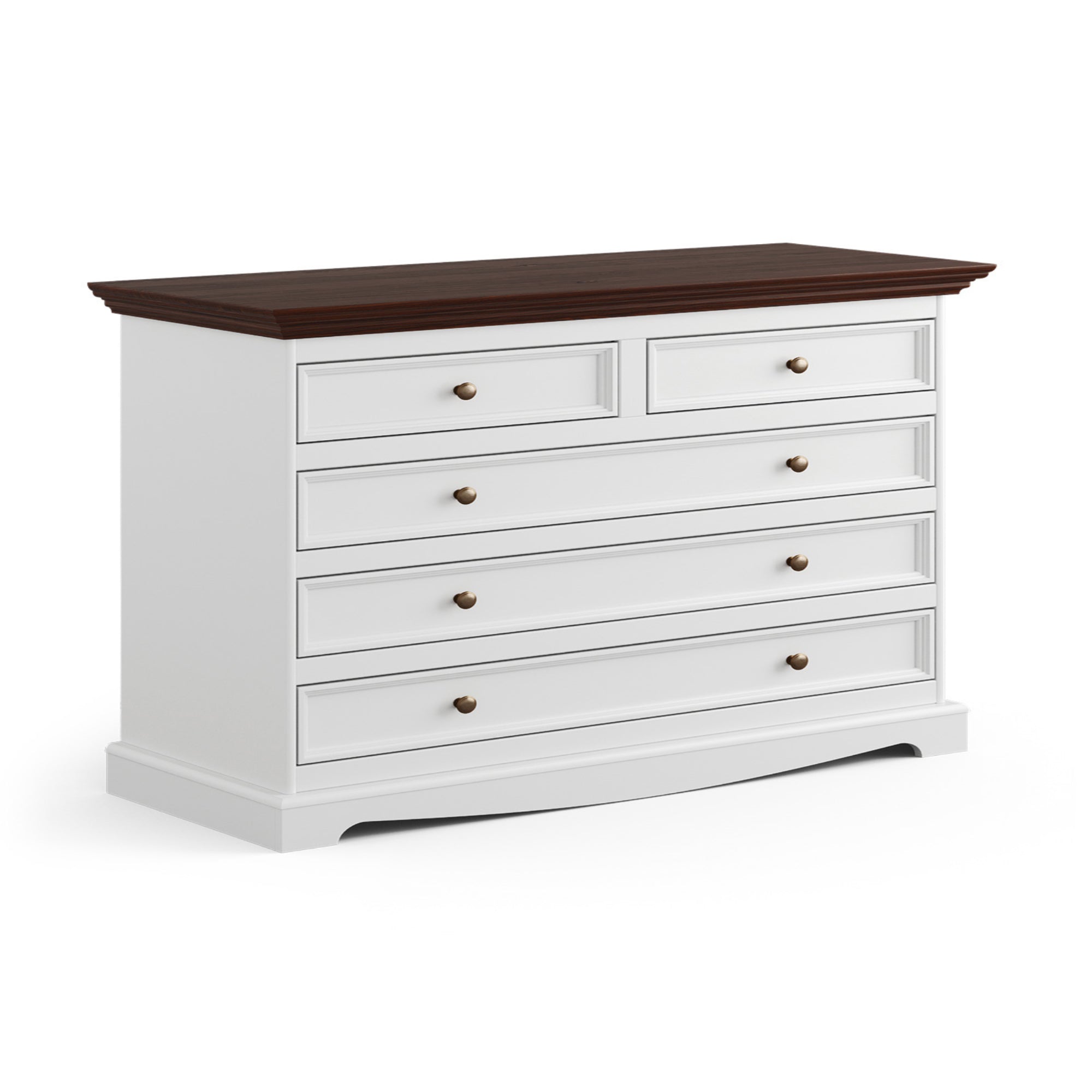 Kommode Belluno 111x44 cm, Material: Massives Kiefernholz
