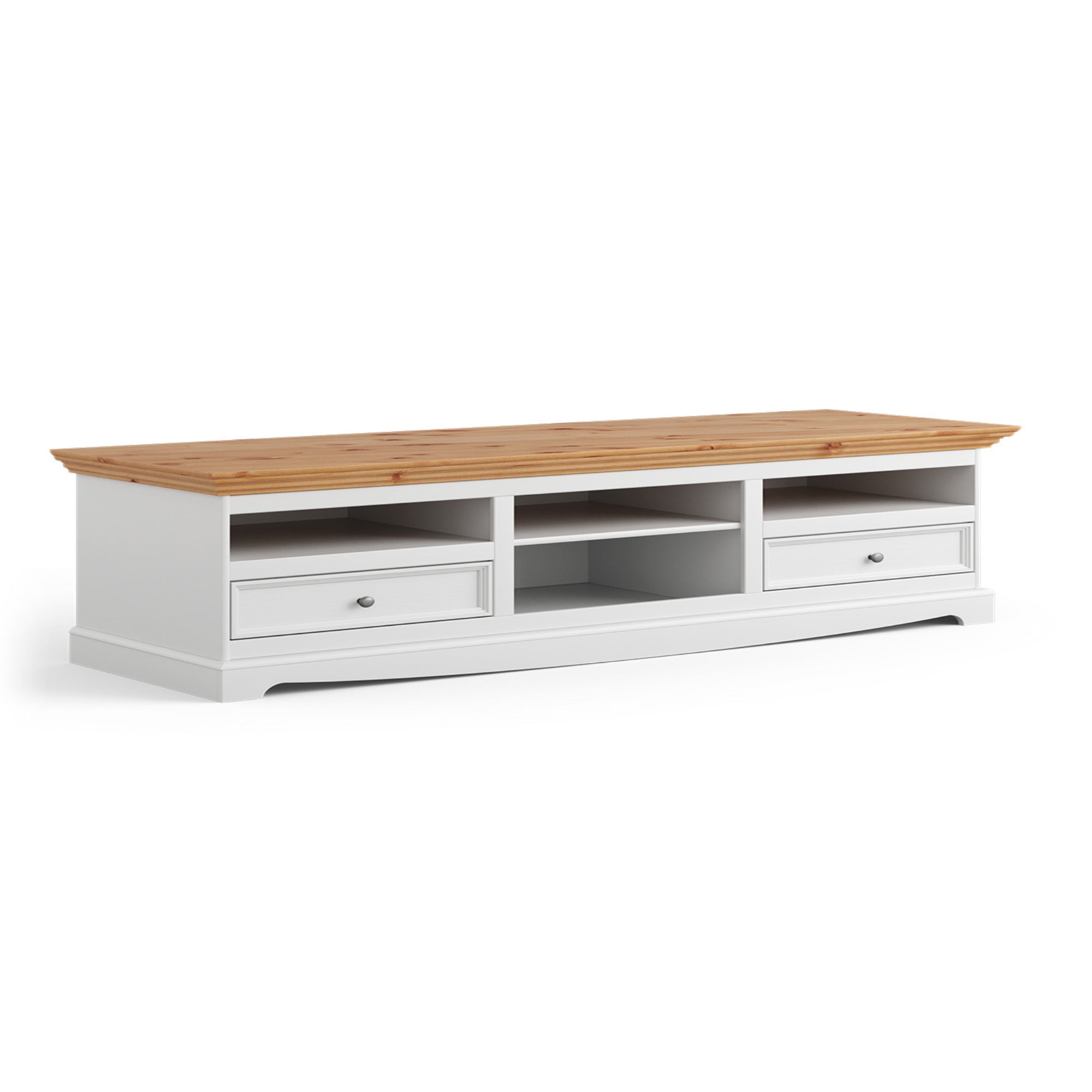 TV-Kommode Belluno 167x53 cm, Material: Massives Kiefernholz