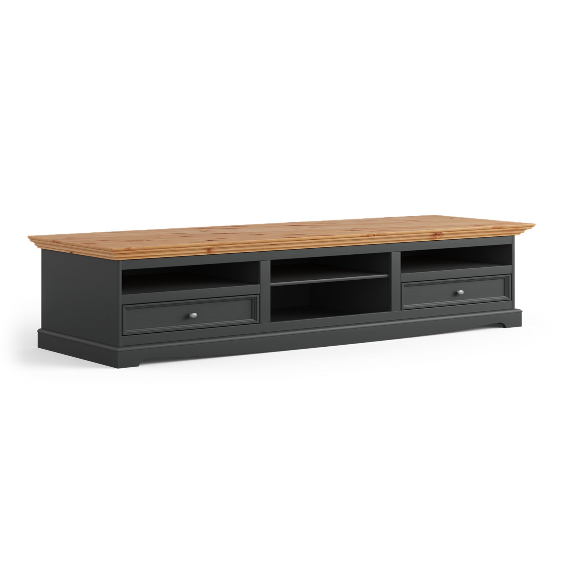TV-Kommode Belluno 167x53,2 cm, Material: Massiv Kiefernholz
