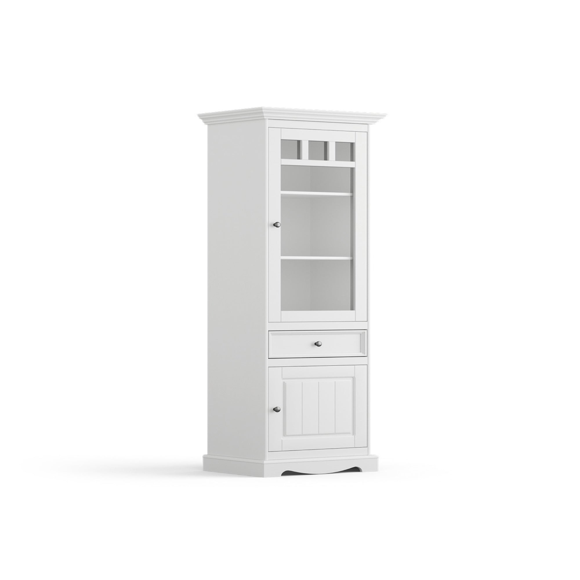 Vitrine Belluno 44x190 cm, Material: Massives Kiefernholz