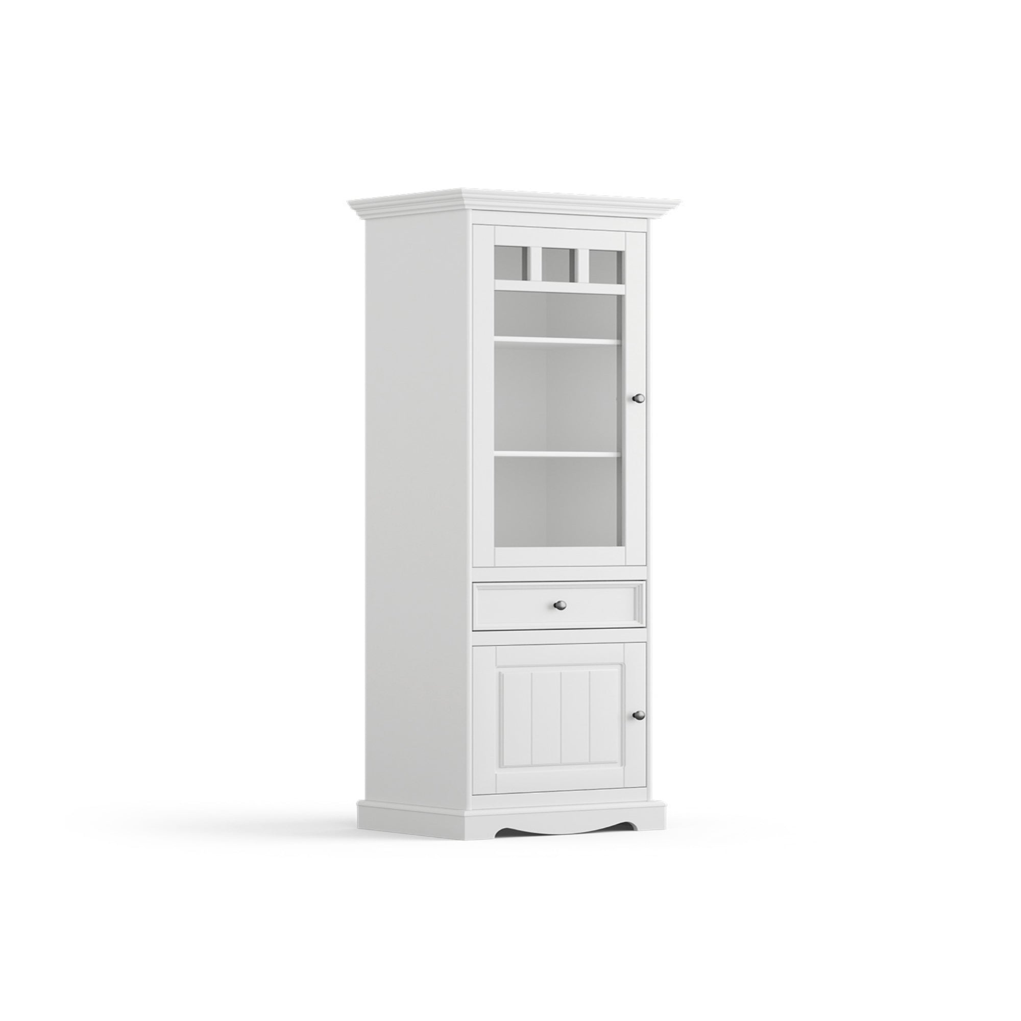 Vitrine Belluno 44x190 cm, Material: Massives Kiefernholz