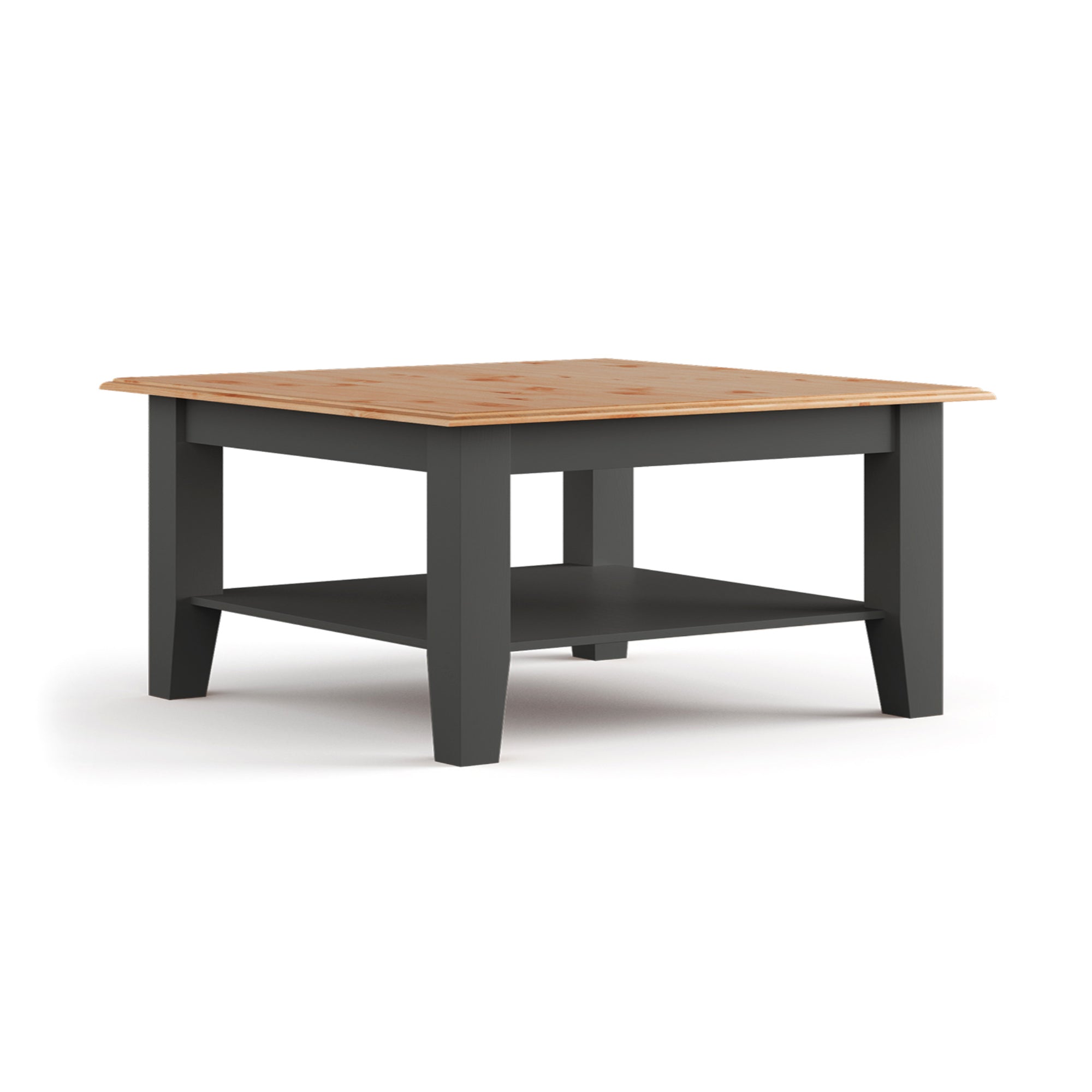 Klubtisch Belluno 70,2x70,2 cm, Material: Massives Kiefernholz