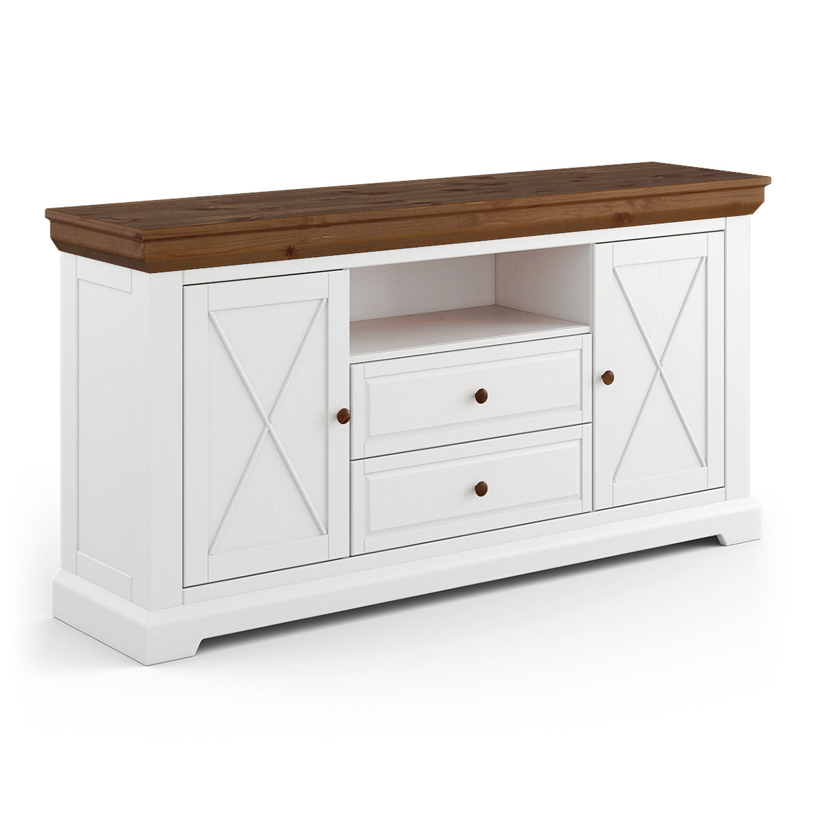 Kommode Marone 166,4x41,2 cm, Material: Massives Kiefernholz
