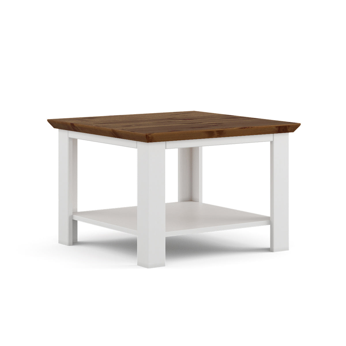 Klubtisch Marone 70x70cm, Material: Massives Kiefernholz