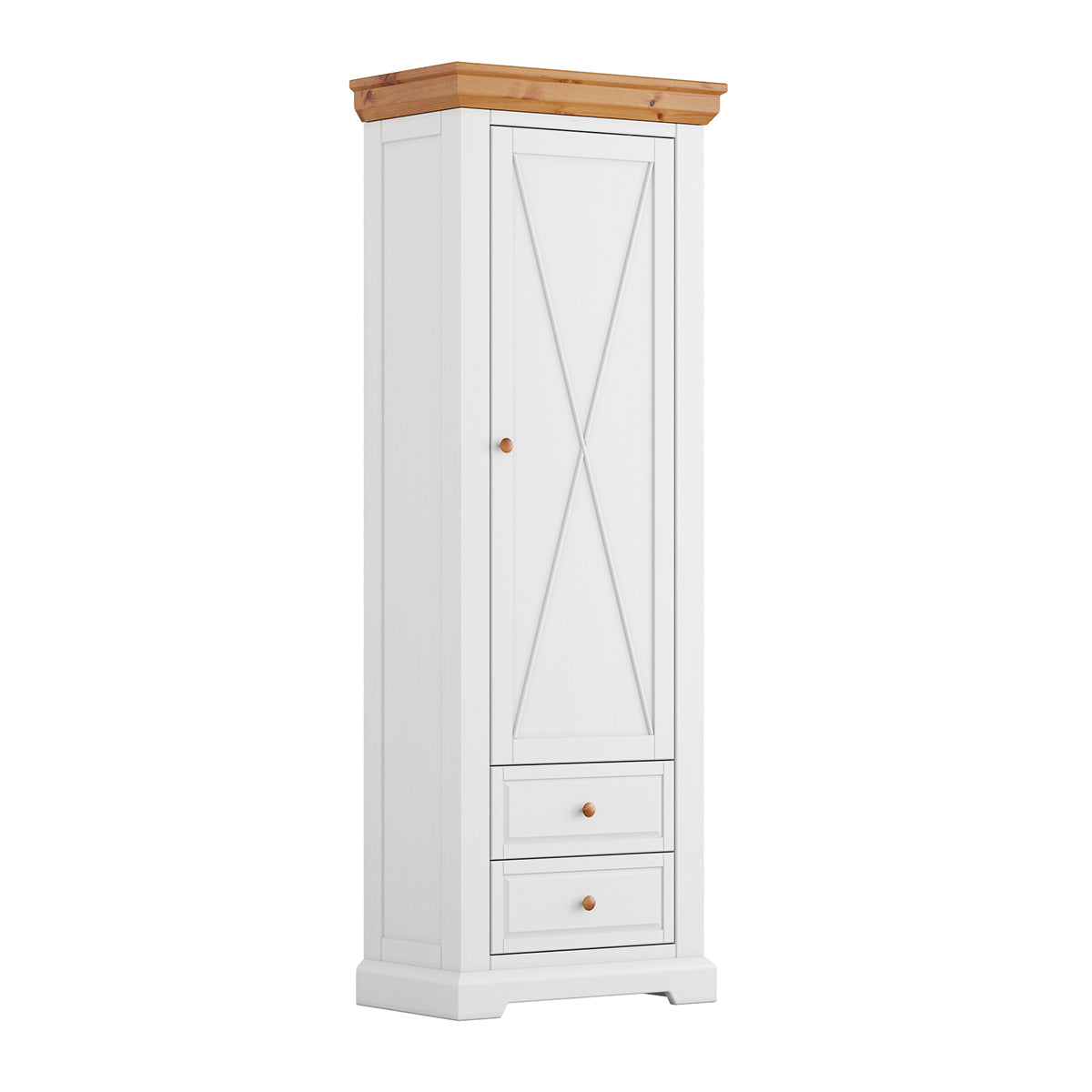 Der Schrank Marone 41,2x200 cm, Material: Massives Kiefernholz