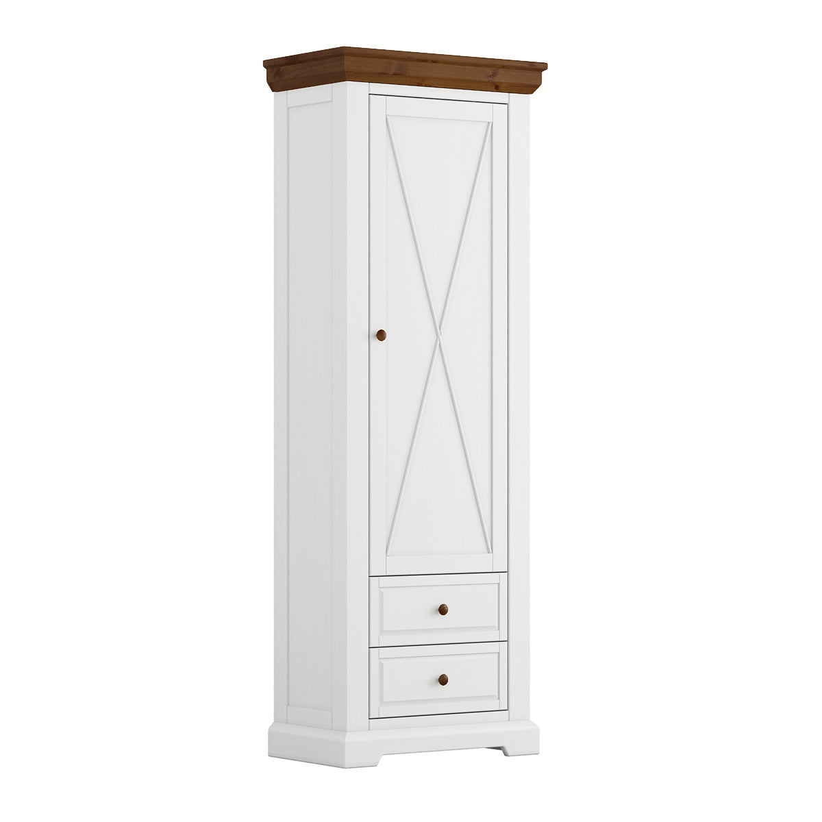 Der Schrank Marone 41,2x200 cm, Material: Massives Kiefernholz
