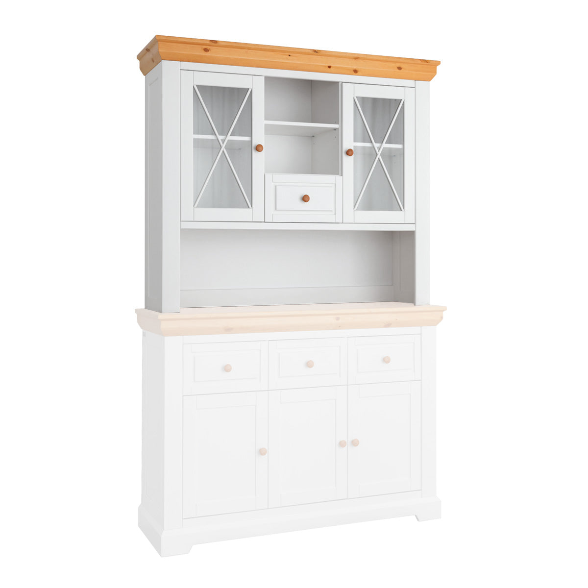 Gornji element komode Marone 131x41 cm, Materijal: Masivna Borovina