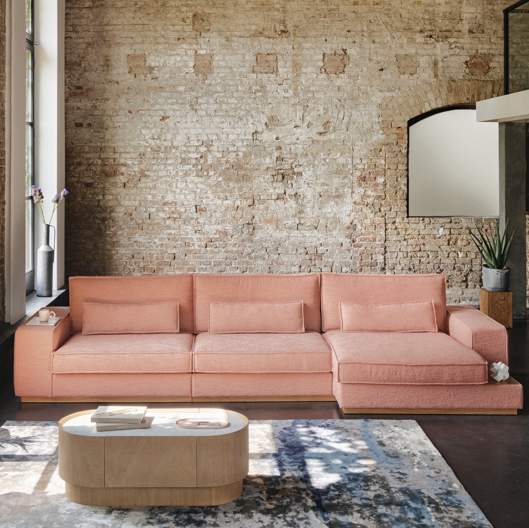 Modulare Garnitur Mood, Material: Auswahl möglich