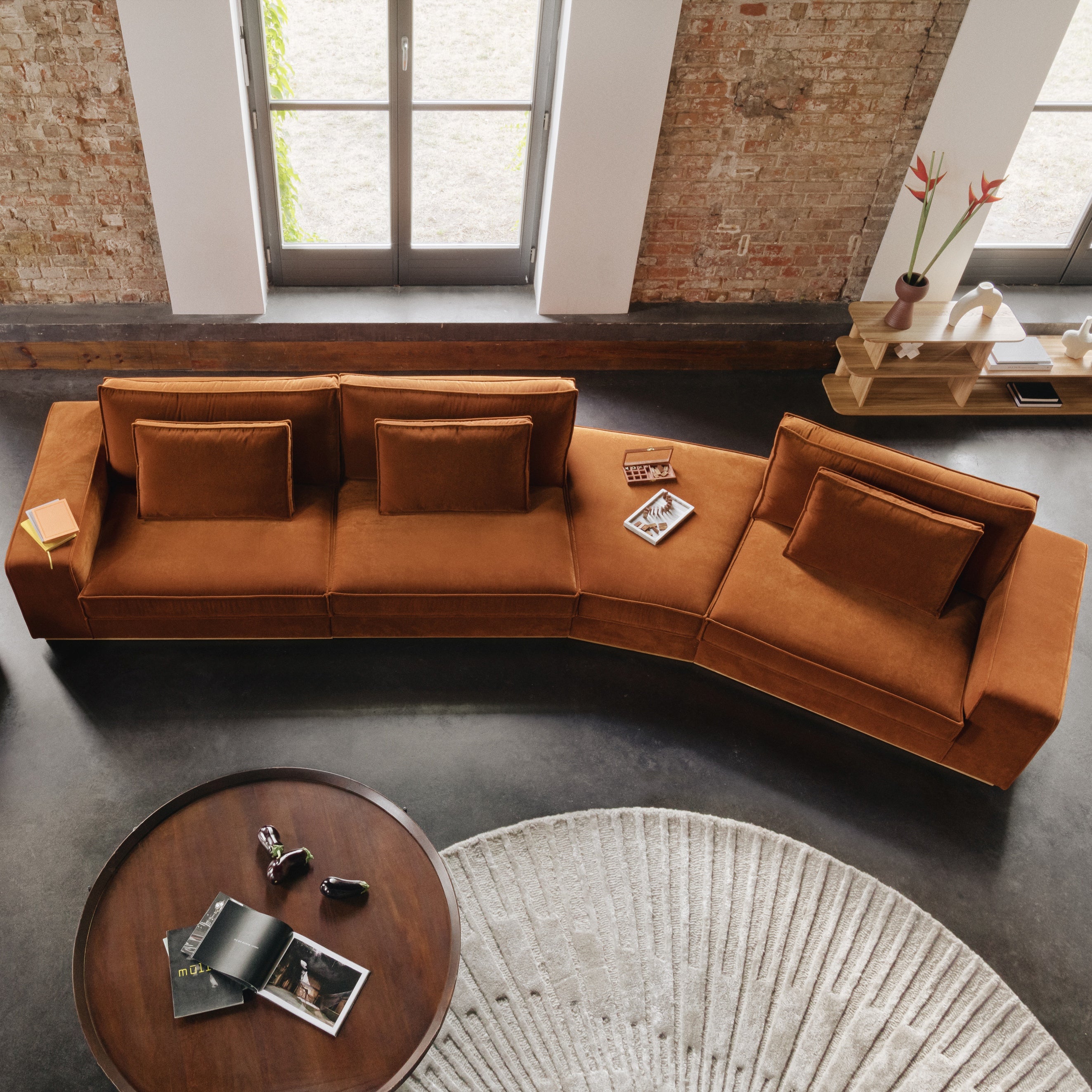 Modulare Garnitur Mood, Material: Auswahl möglich