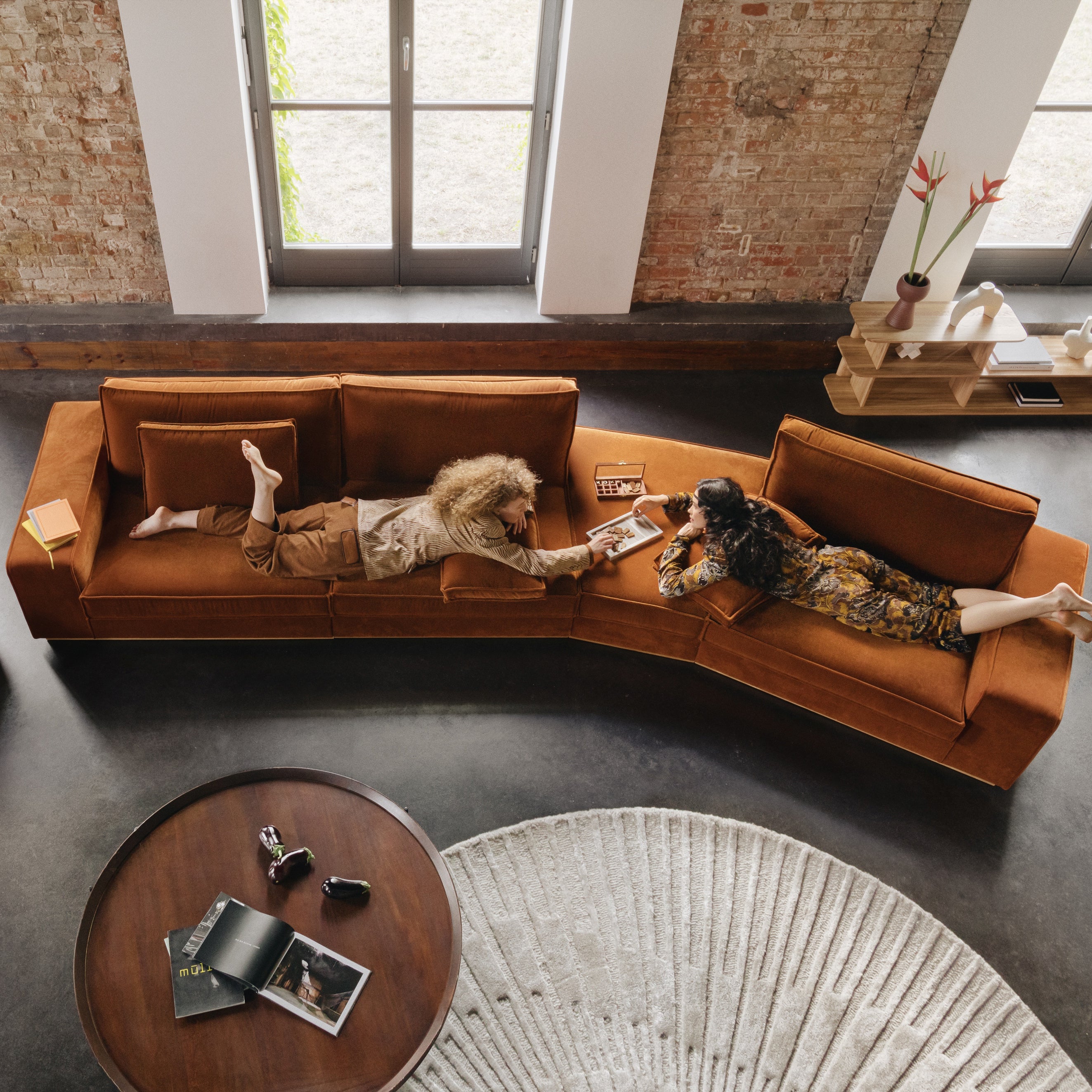 Modulare Garnitur Mood, Material: Auswahl möglich