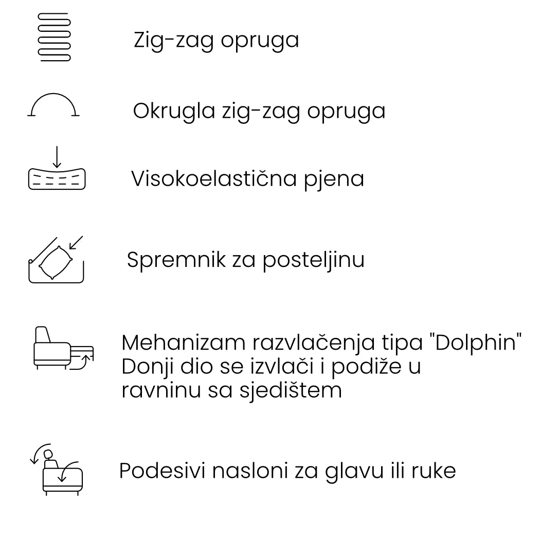 Ecksofa Moon, 267x194cm, Material: Auswahl möglich