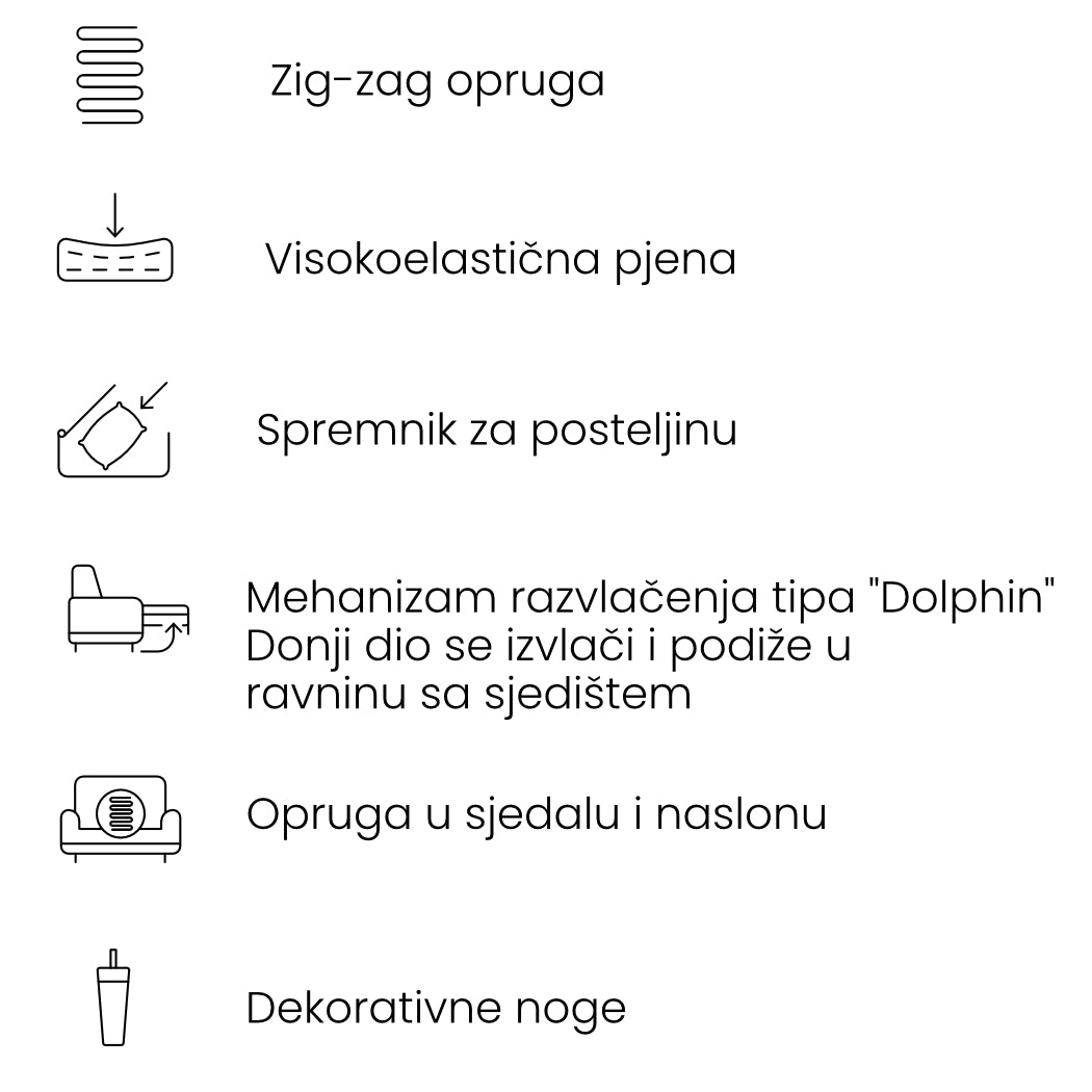 Ecksofa Notte, 268x174cm, Material: Auswahl möglich