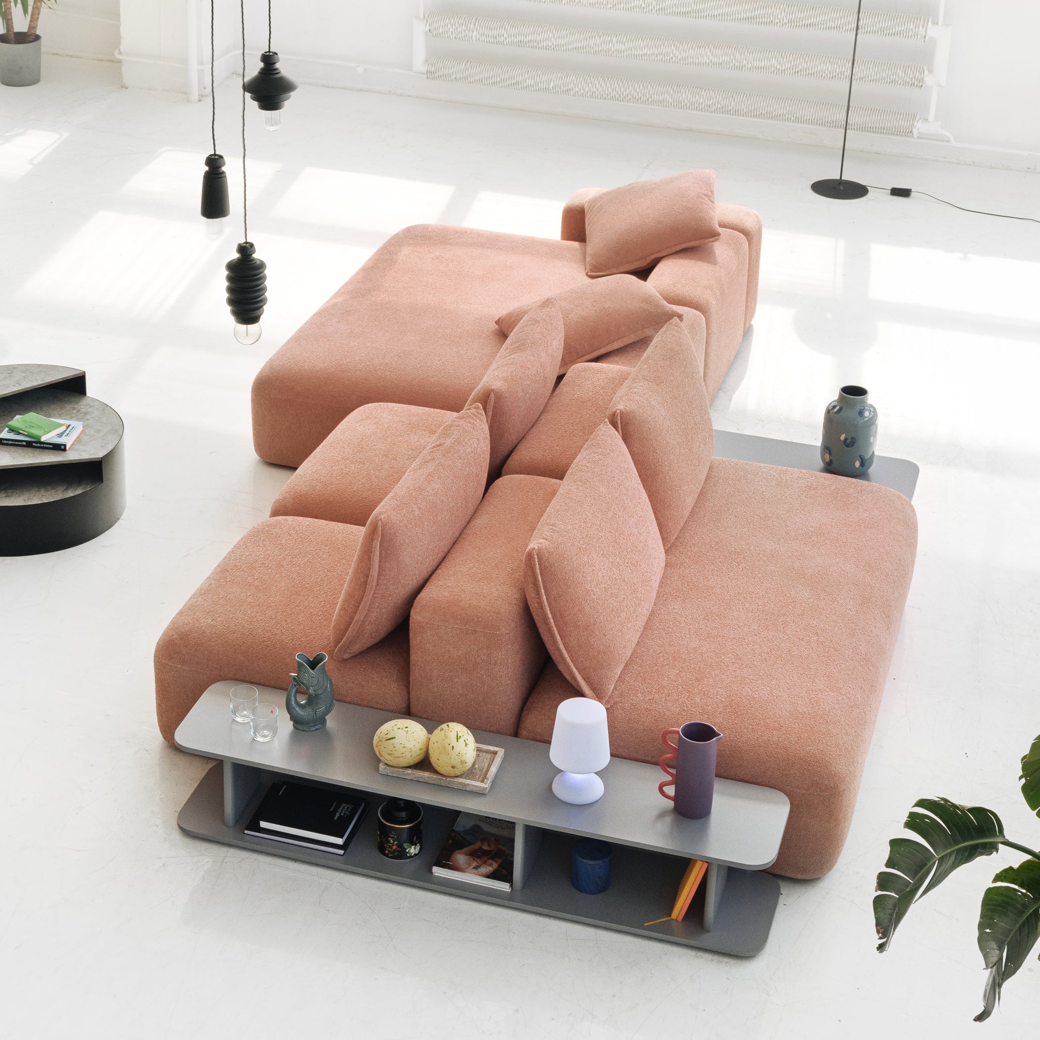 Modulare Garnitur Dune, Material: Auswahl möglich