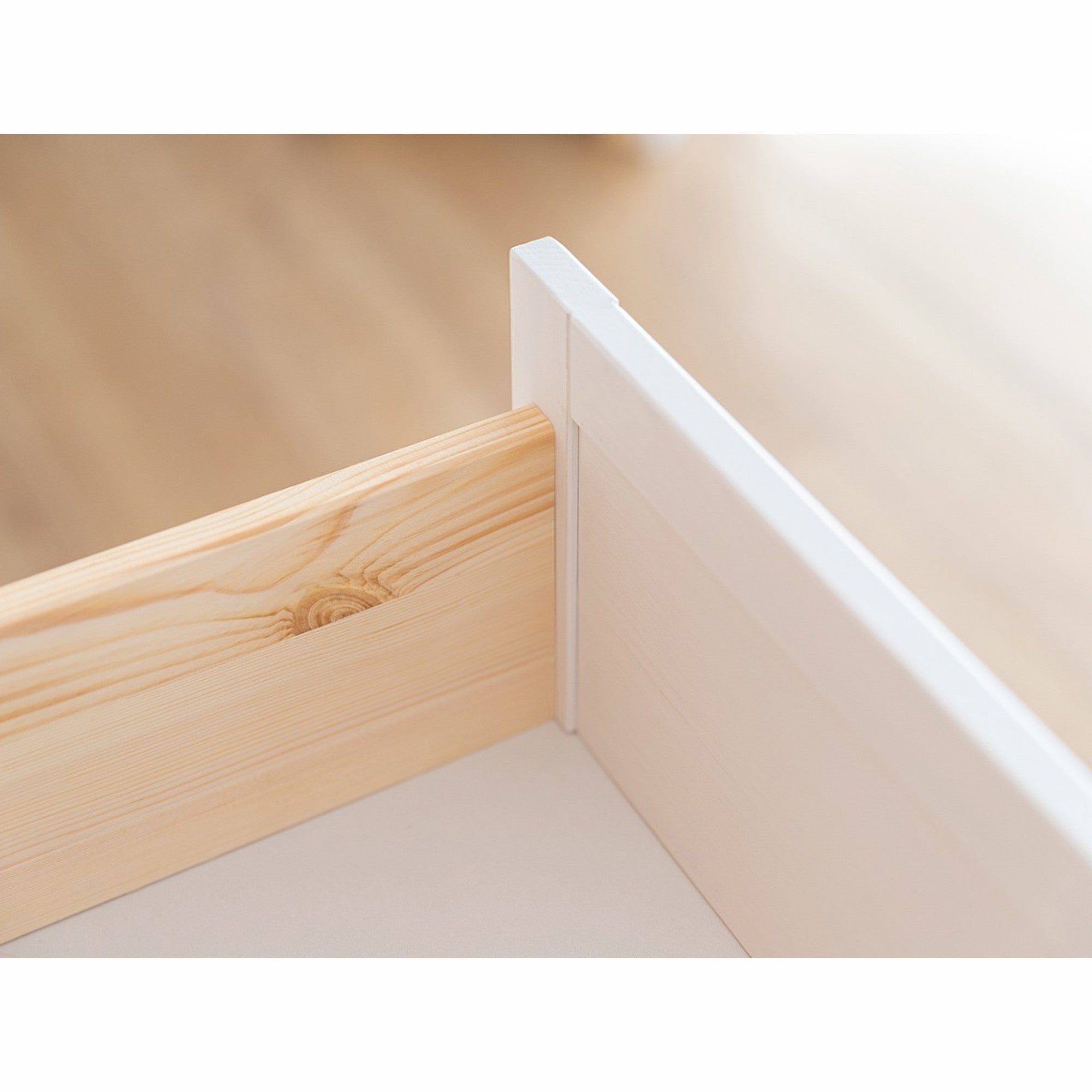 Vitrine Marone 41,2x199,7 cm, Material: Massives Kiefernholz