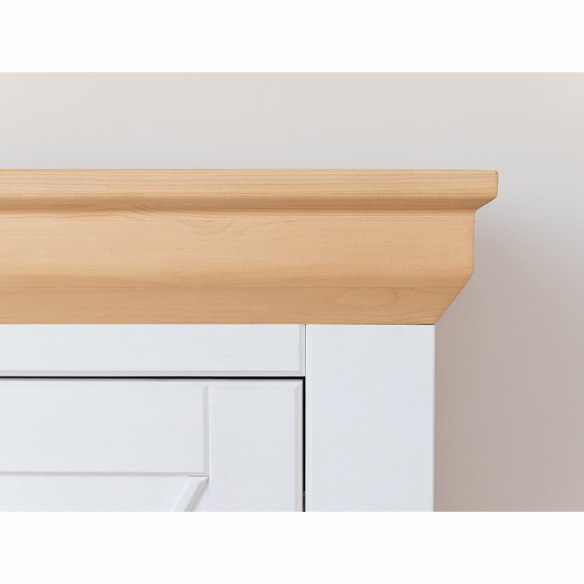 Vitrine Marone 41,2x199,7 cm, Material: Massives Kiefernholz