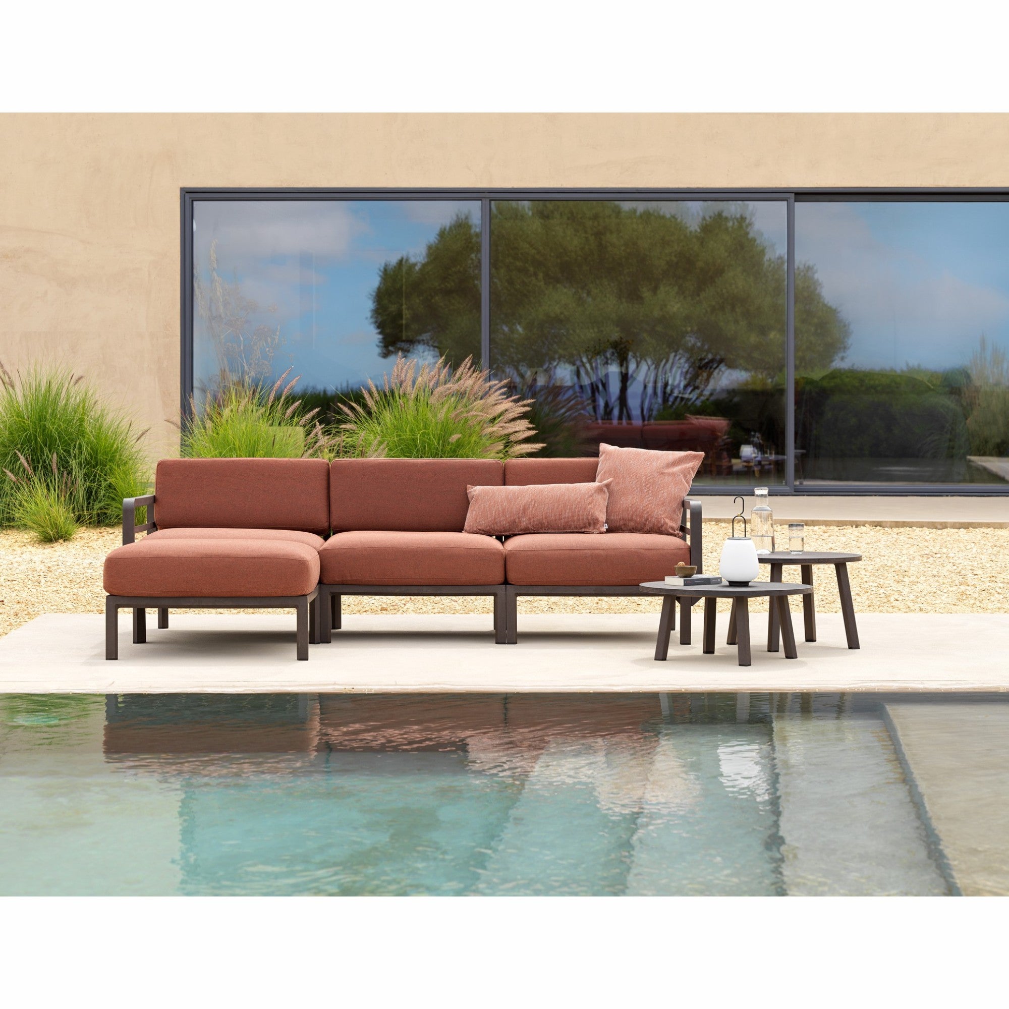 Outdoor-Hocker Maximo 80x80 cm